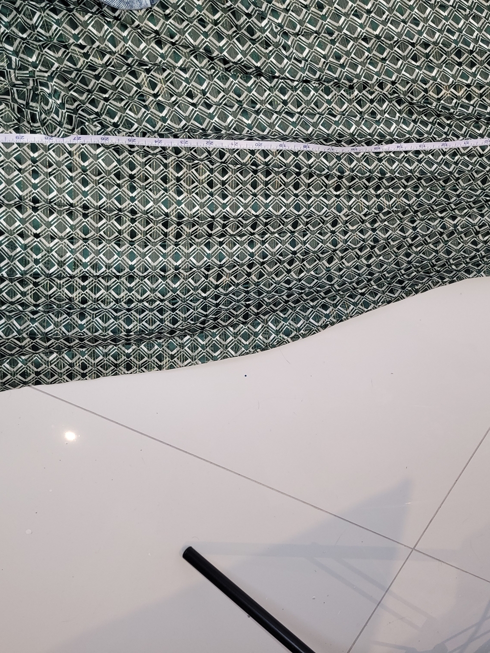 H&M Green Geometric Maxi Skirt - Picture 11 of 12